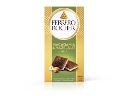 FERRERO ROCHER MACADAMIA & HAZELNUTS BAR 3.1 oz