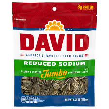 David Sunflower Seed Reduced Sodium 5.25 oz