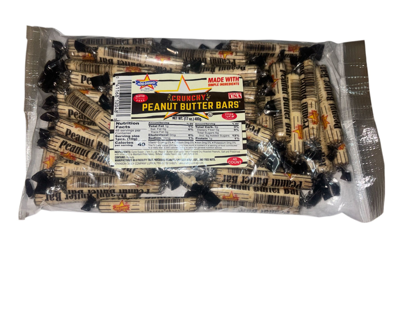 CRUNCHY PEANUTS BUTTER BAG 48 ct