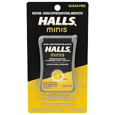 Halls Mini Drops Honey Lemon 1.3 oz