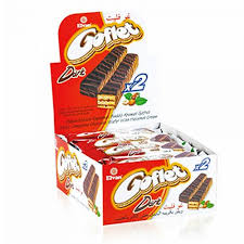 GOFLET WAFERS DARK CHOCOLATE 0.98 oz