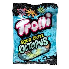 Trolli Sour Brites Octopus 4.25 oz