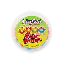 Confetti Sour Ring 5.5 oz