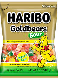 HARIBO GOLDEN SOUR BEARS 4 oz