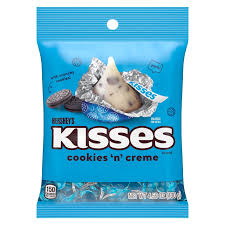 Kisses Cookies and Cream