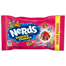 NERDS CLUSTER RAINBOW 3 oz