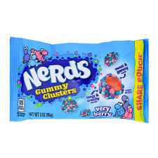 NERDS CLUSTERS VERRY BERRY  3 oz