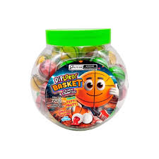 DIP LOKO BASKETBALL GUMMY JAR 60 ct